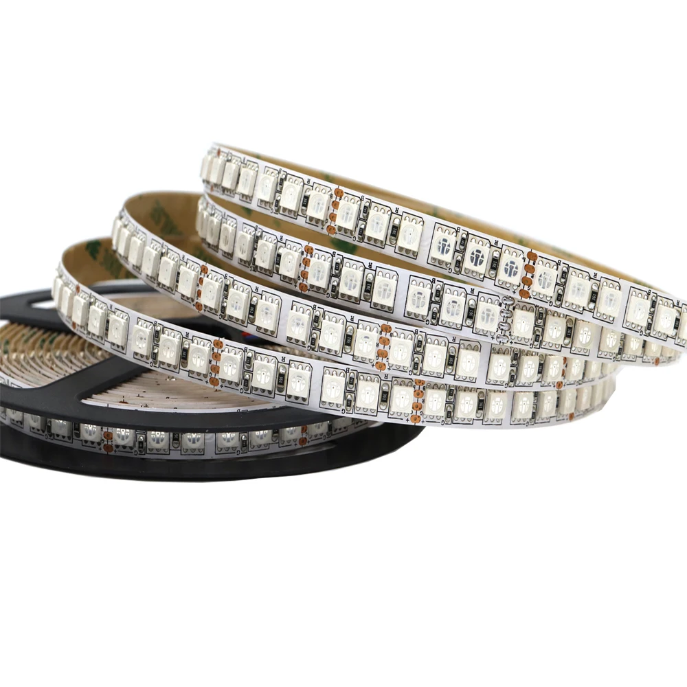 High quality  led stripe SMD5050 120 leds/m rgb flexible strip  12V 24V