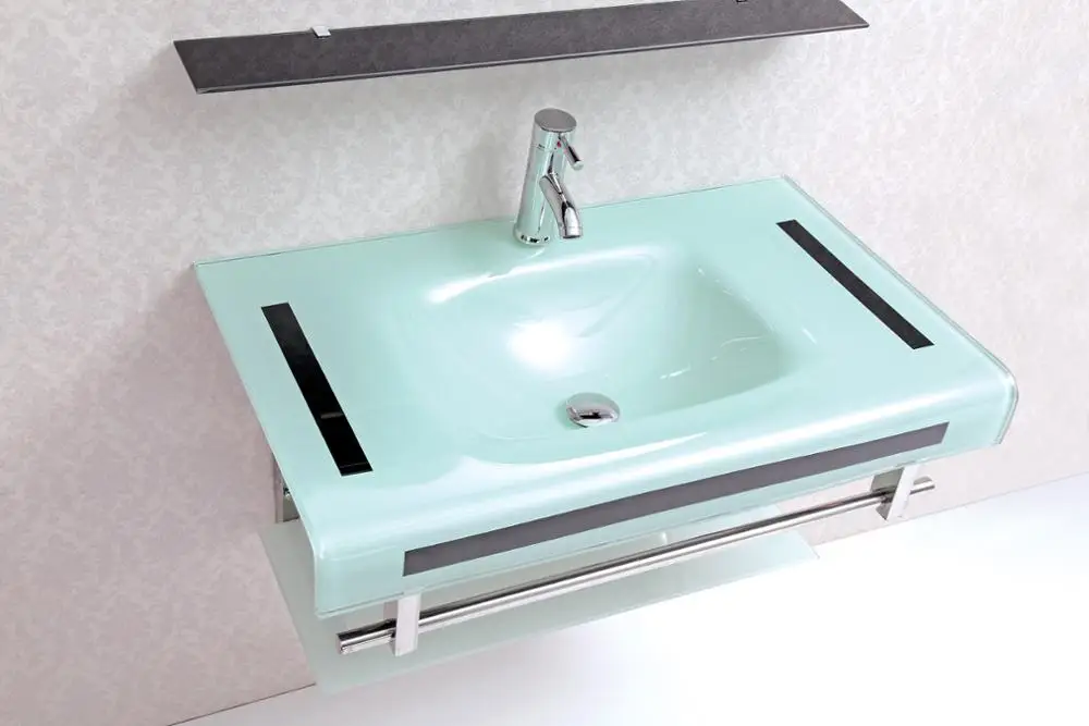 Hot Sale Brazil Bathroom Lacquer Hand Wash Glass Basin Sanitary Ware