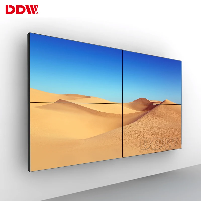 49 дюймовый безрамный монитор видеостена реклама LG 4x2 жк видеостена экран для безопасности объектива