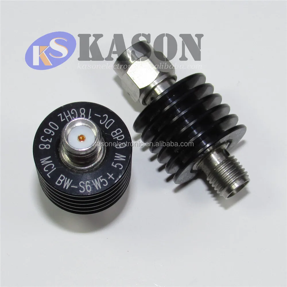 BW-S6W5 + DC-18GHz 6dB 5W SMA RF Фиксированный аттенюатор лучшего качества