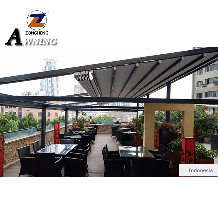 
Modern Design Customised Outdoor Waterproof Folding Pergola Aluminium Pergola 