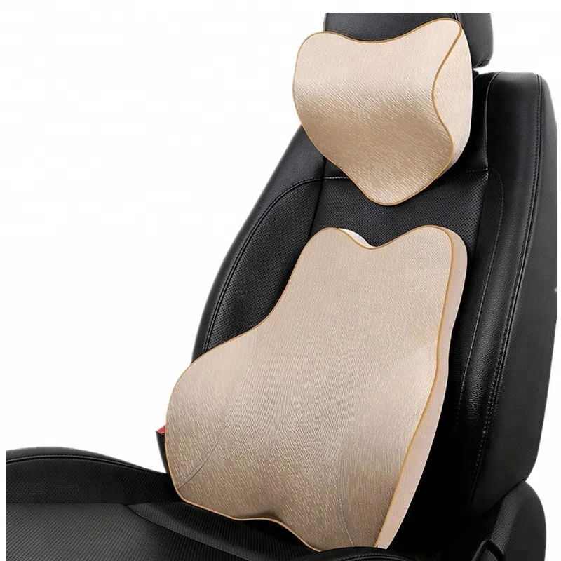 Therapeutic Memory Foam Chair Car Seat Ventilate Mesh Fabric Lumbar Back Support Cushion For Back Pain