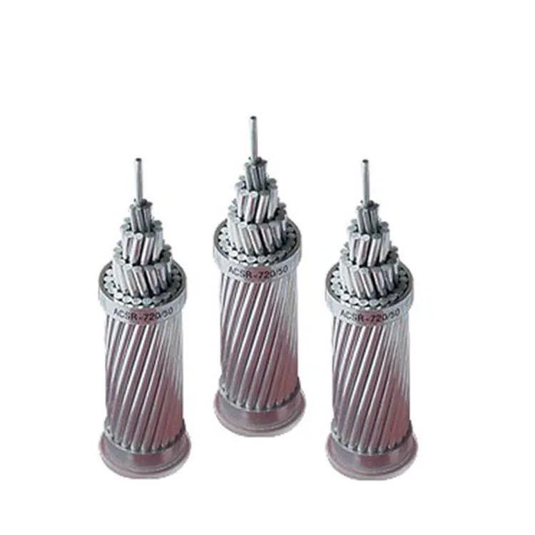 Aluminum Stranded Wire Conductor Steel Reinforced Covered ACSR Cable
