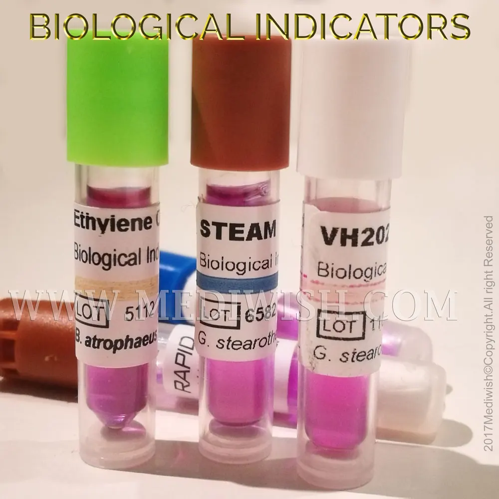 CSSD usage Sterilization Verification Indicators biological indicator sterilization definition