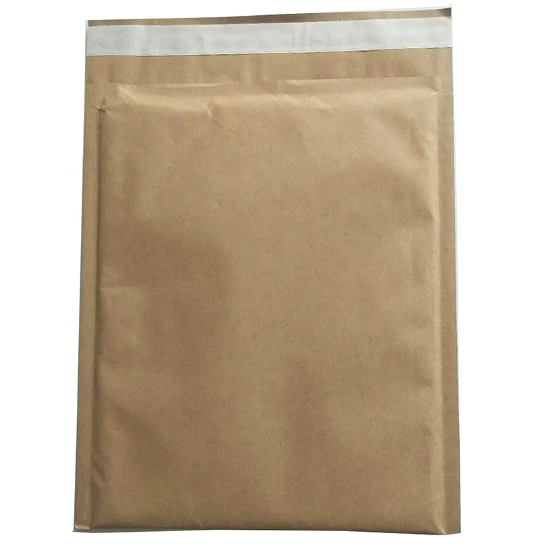Fully Paper Custom Logo Mailing Bag Cellular Shaped Kraft Paper lining Padded Brown Envelope for shipping