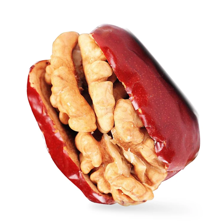 
China Red Date With Walnut Raw Meat Nuts Exporters 