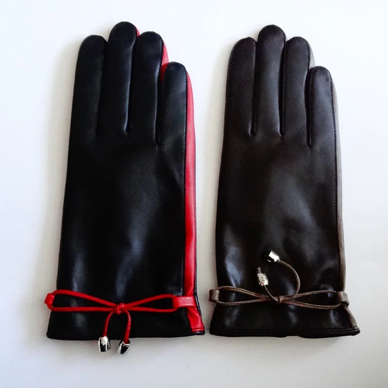 China suppliers Custom fashion waterproof classic wholesale deerskin leather gloves leather women sheepskin leather glove men