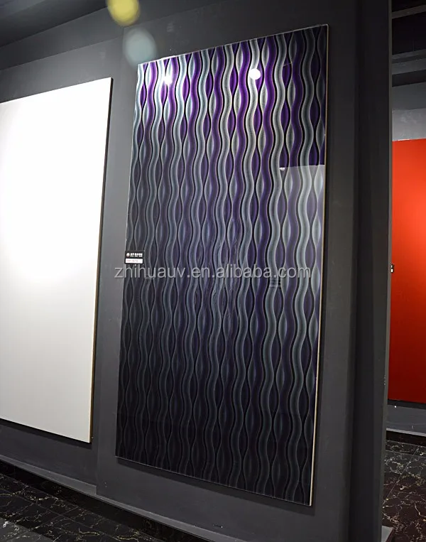 Акриловая древесина mdf ламинированные высокие глянцевые листы стеновая панель дверь шкафа