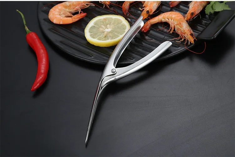 Professional Stainless Steel Shrimp Deveiner Tool Prawn Peeler Shrimp Peeler