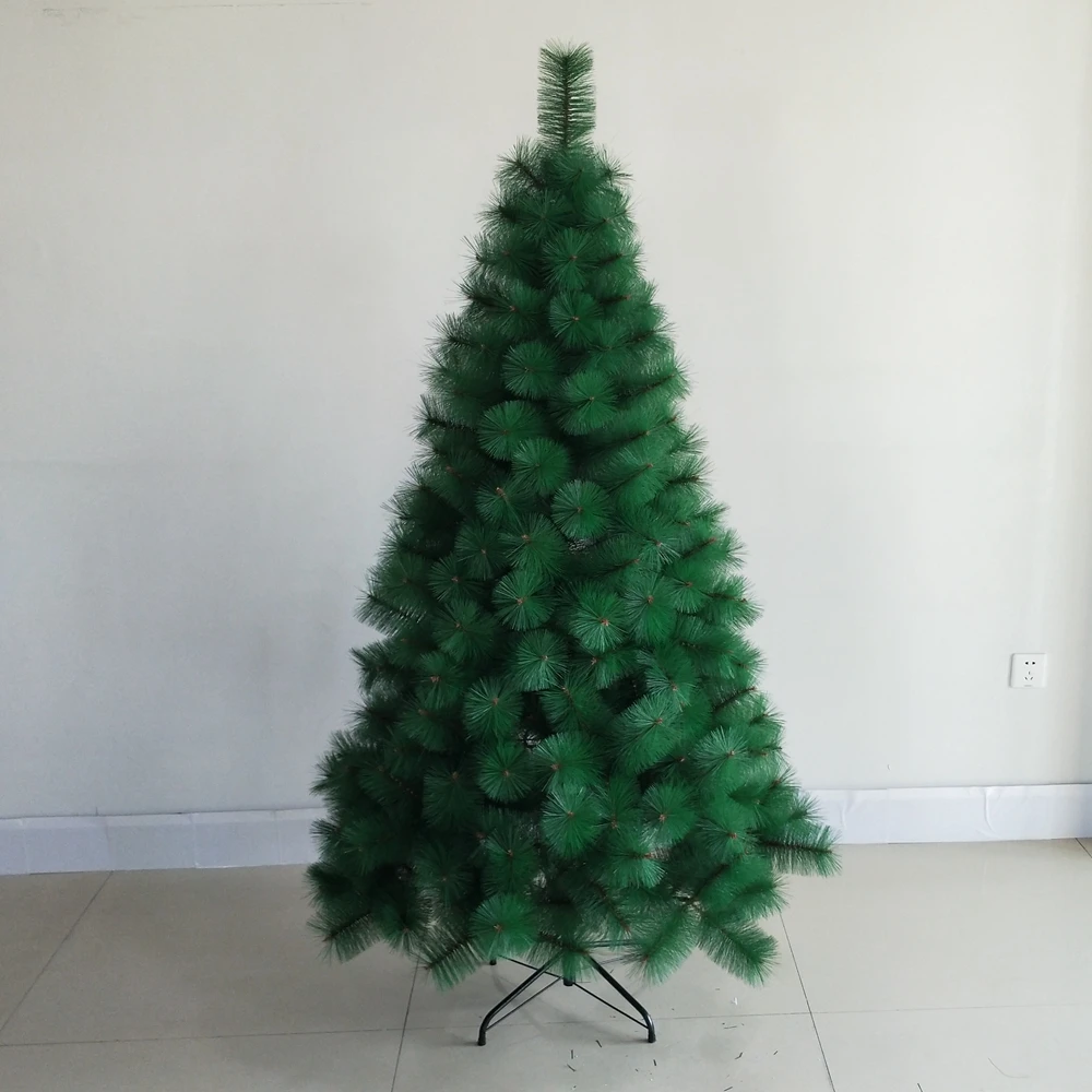 
1.8M Simulation pine needle tree fiber optic pine needle christmas tree xmas ornament pine tree 