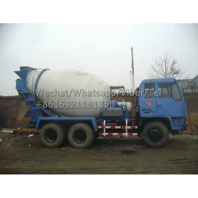 Fairly Used Mitsubishi Fuso Mixer Truck 6*4, Concrete Cement Truck For African