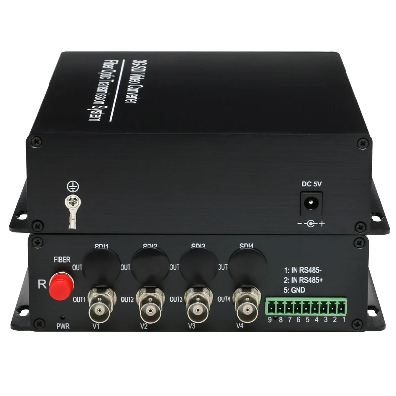 1310nm 1550nm2 Chs Bi-directional 3G-SDI Video to Fiber Converter  SC /UPC Optical connector  extender upto 40km