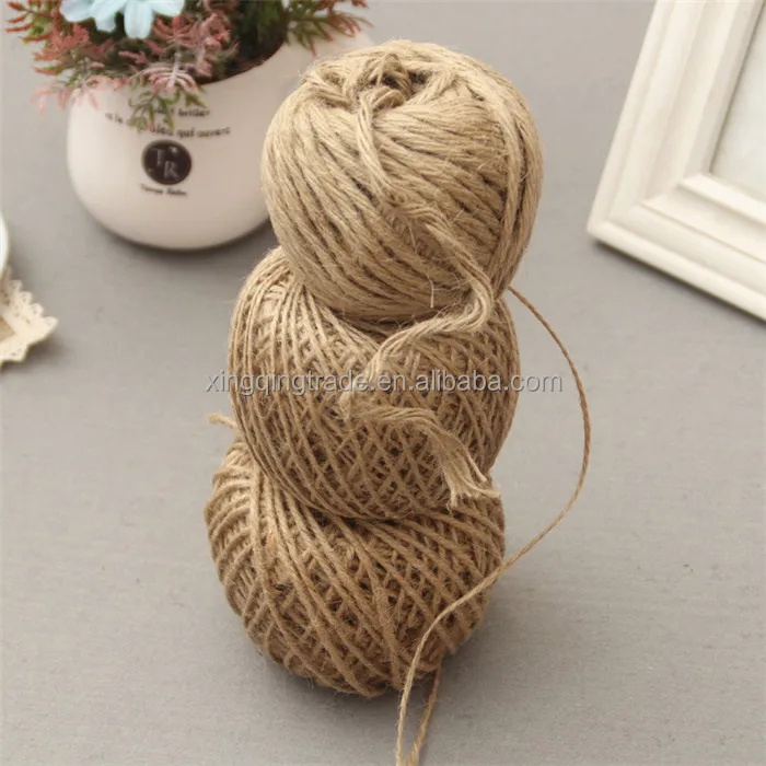 Natural jute rope Soft Natural Jute Twine Gift box String Rope