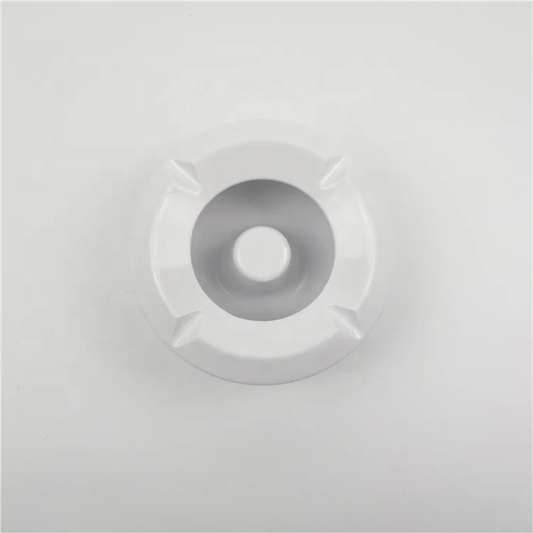 Top Grade Round White and Black Melamine Ash Tray