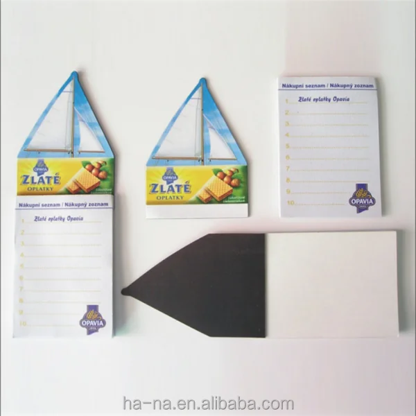 Customized Memo Cartoon Magnetic Notepad Refrigerator Sticker Memo