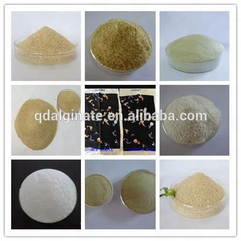 industry grade sodium alginate chemical in high viscosity