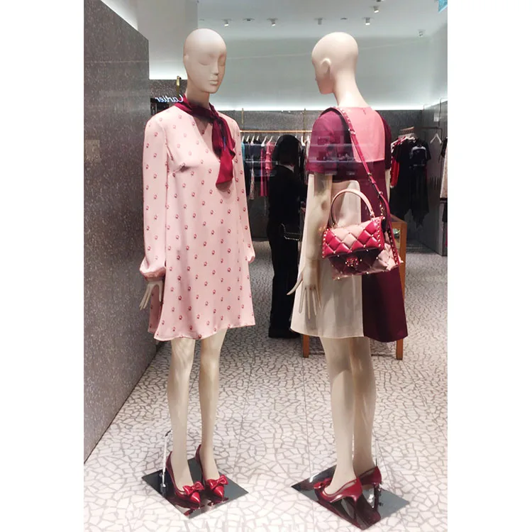 XINJI New Design Sexy Tall Thin Manikin Women Dummy Full Body FRP Abstract White Female Mannequin Window