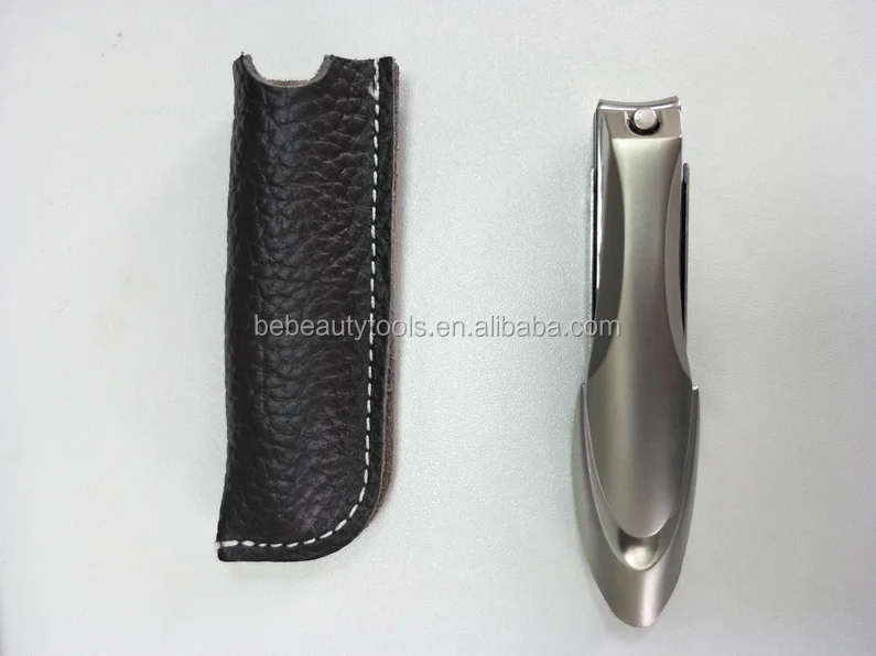 Nail Cutter Heavy Duty Zinc Alloy Stainless Steel Toenails Fingernails Built-In Nail File Curved Nail Clipping Catcher Clippers