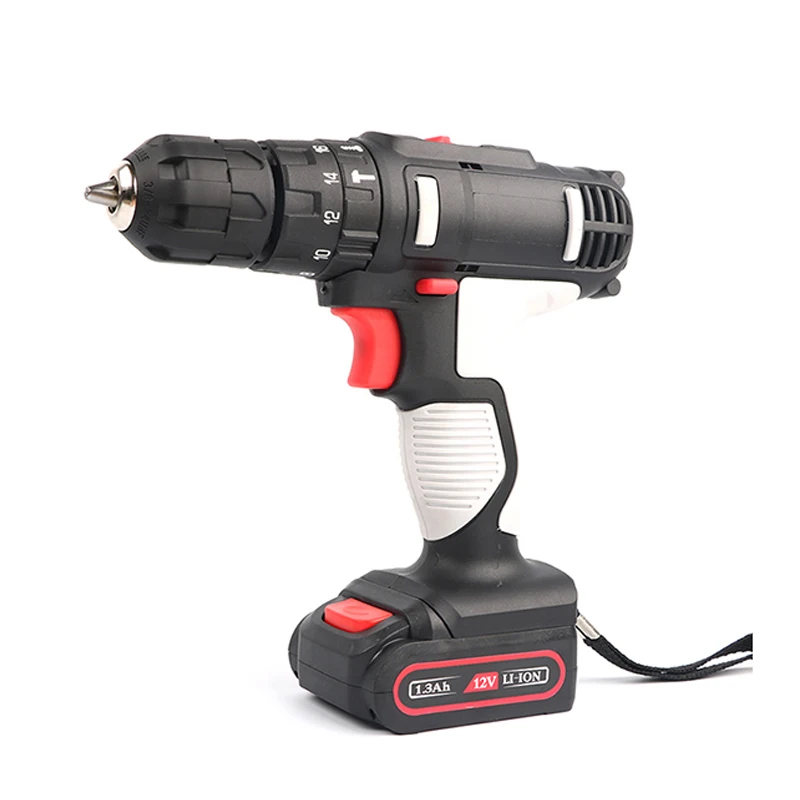 12v wireless mini electric battery charger cordless drill 10mm electric drill