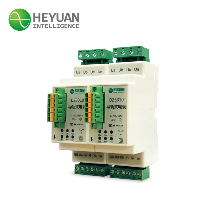 Din Rail RS485 Smart Electric CT 3 Phase 4 Wire Energy Meter