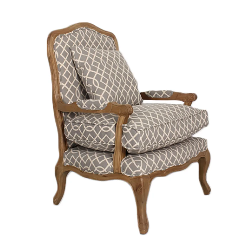 Low price hot selling single sofa chair/living room wooden sofa chair