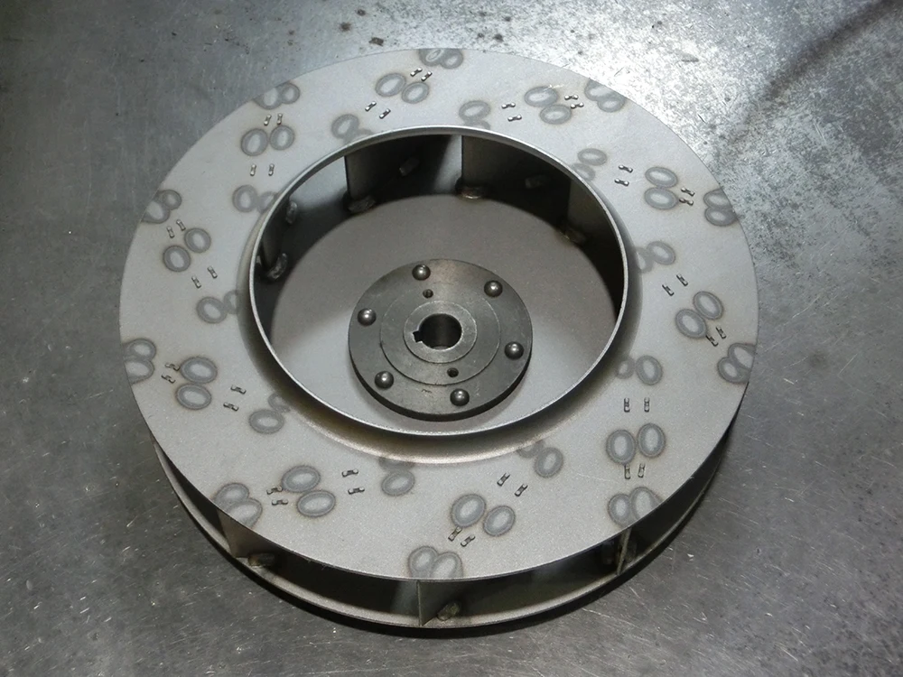 
Low Price Sturdy backward curved blades industrial axial fan impeller for sale 