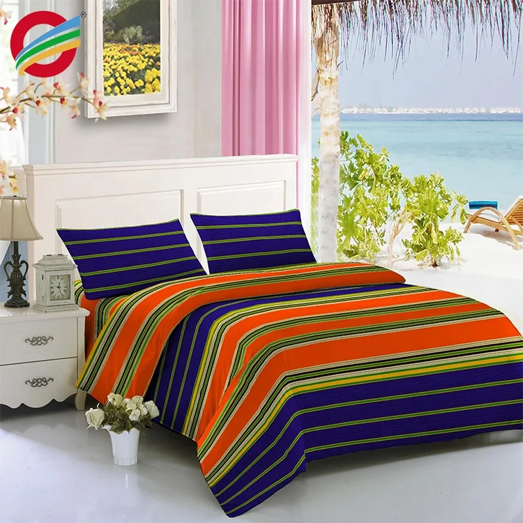 100% Polyester with Flower designs 3d printed bedsheet in bedding set
