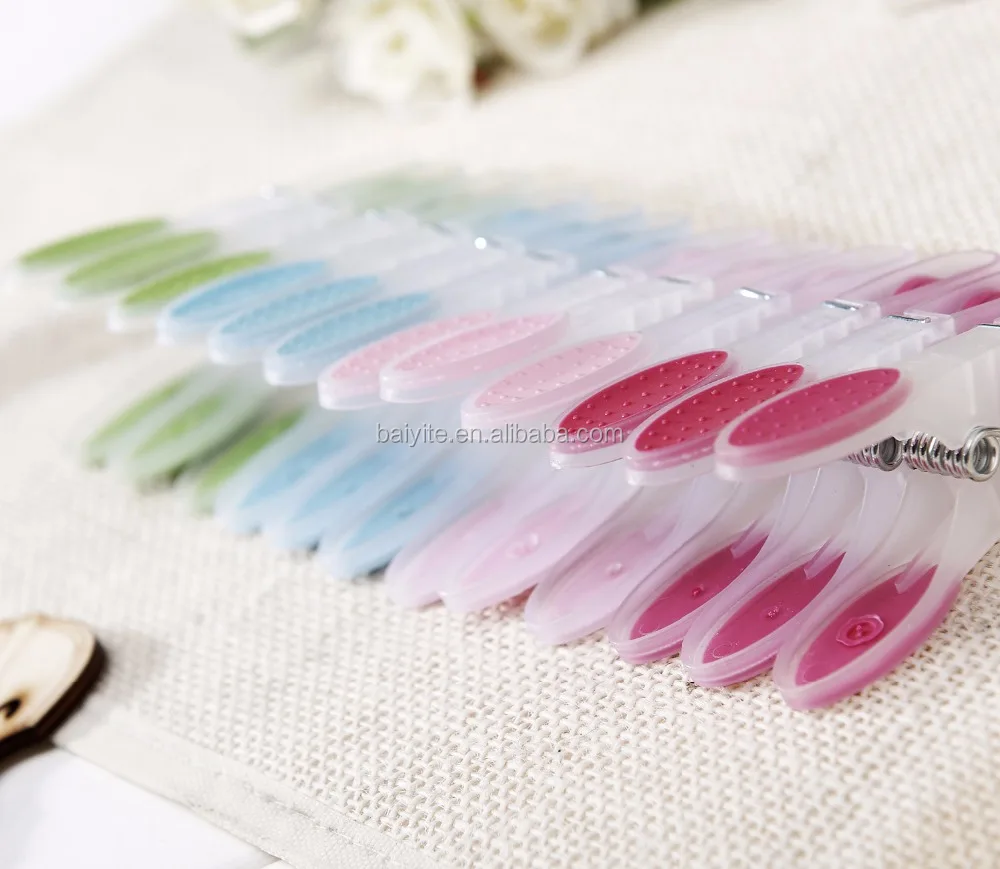 Hot Sale Tpr Clothes Pegs Anti Slip Laundry Pins Colorful Clips For Hanger Plastic Handle With Dots