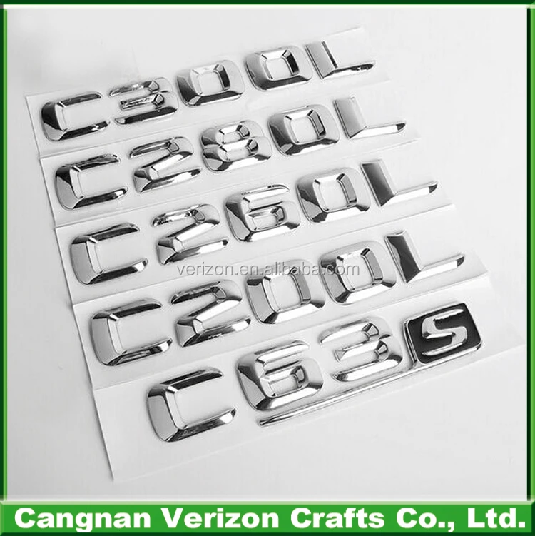 Wholesale custom chrome plastic car emblems plastic car emblems car badges emblems