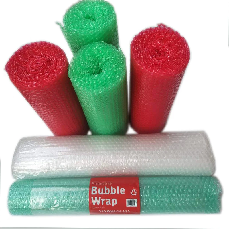 Wholesale Custom Size Logo Poly Air Bubble Film Cushion Bubble Roll for Bubble Roll for Protective Packaging Transparent