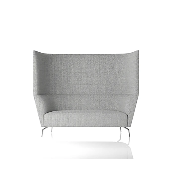 Orizeal privacy high back office sofa with screen office pod