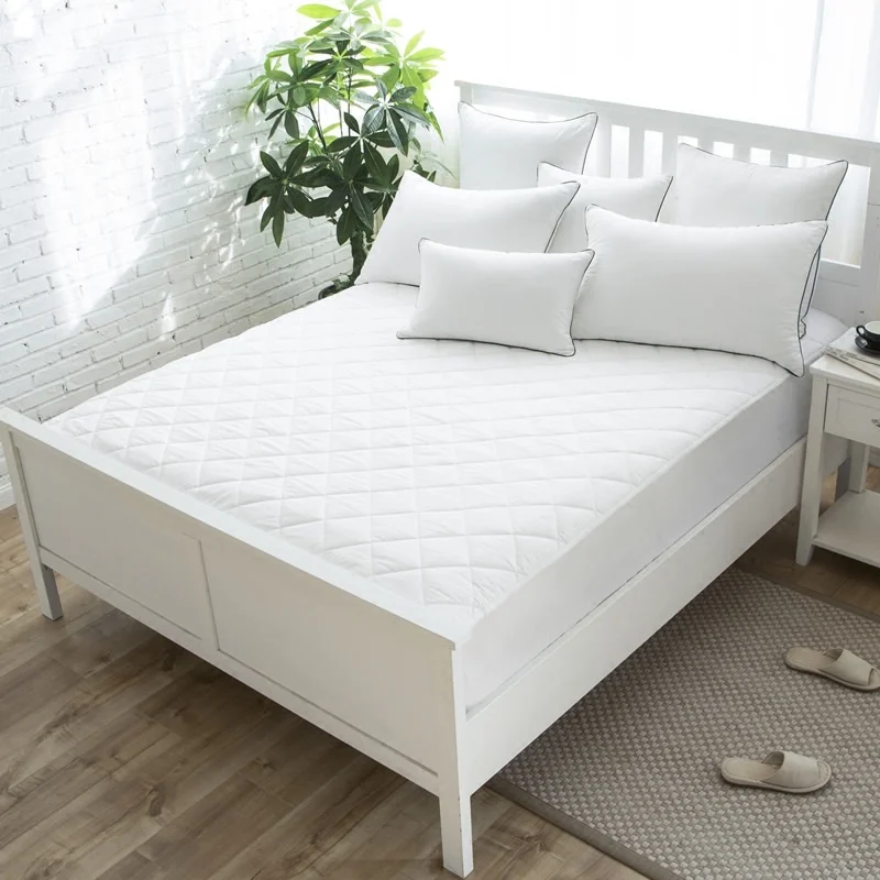 Shengsheng China 100% cotton waterproof sheep wool mattress pad