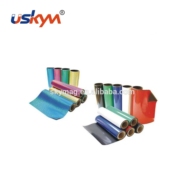 Colourful rubber magnet flexible magnet magnetic sheet magnetic strip