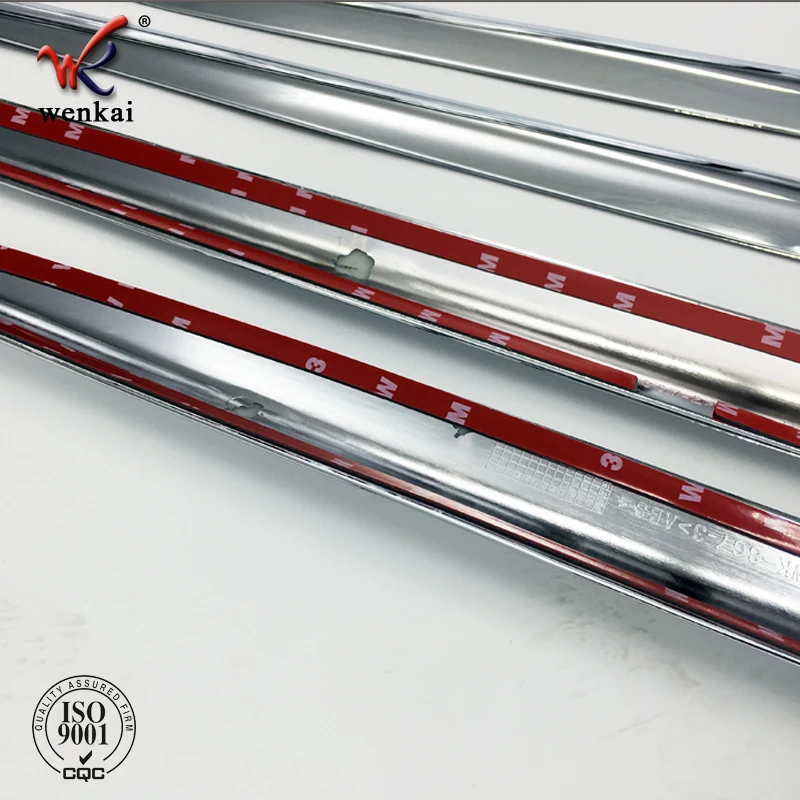 Car Accessories ABS Chrome Body Kit Side Door Molding Cover Trims For Fiat 500X 2015 2016 2017 2018