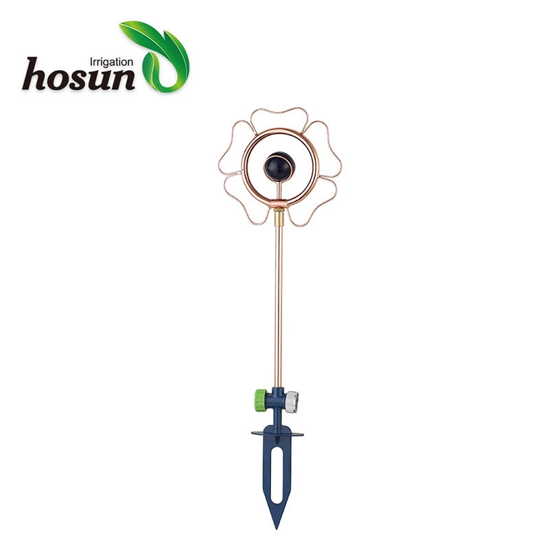 Flower decorative glass ball garden irrigation system