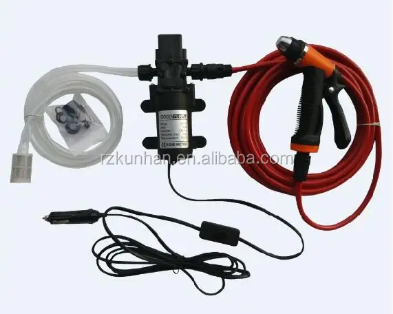 Портативная электрическая самовсасывающая моечная машина высокого давления 12 В постоянного