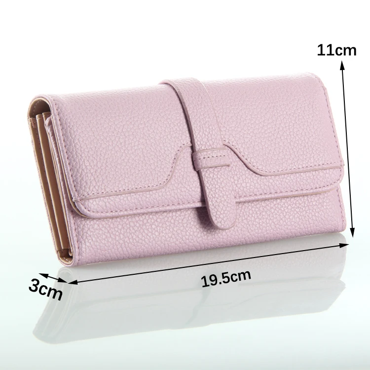 Purse wallet for women girls card holder Pink Mini Leather Wallet