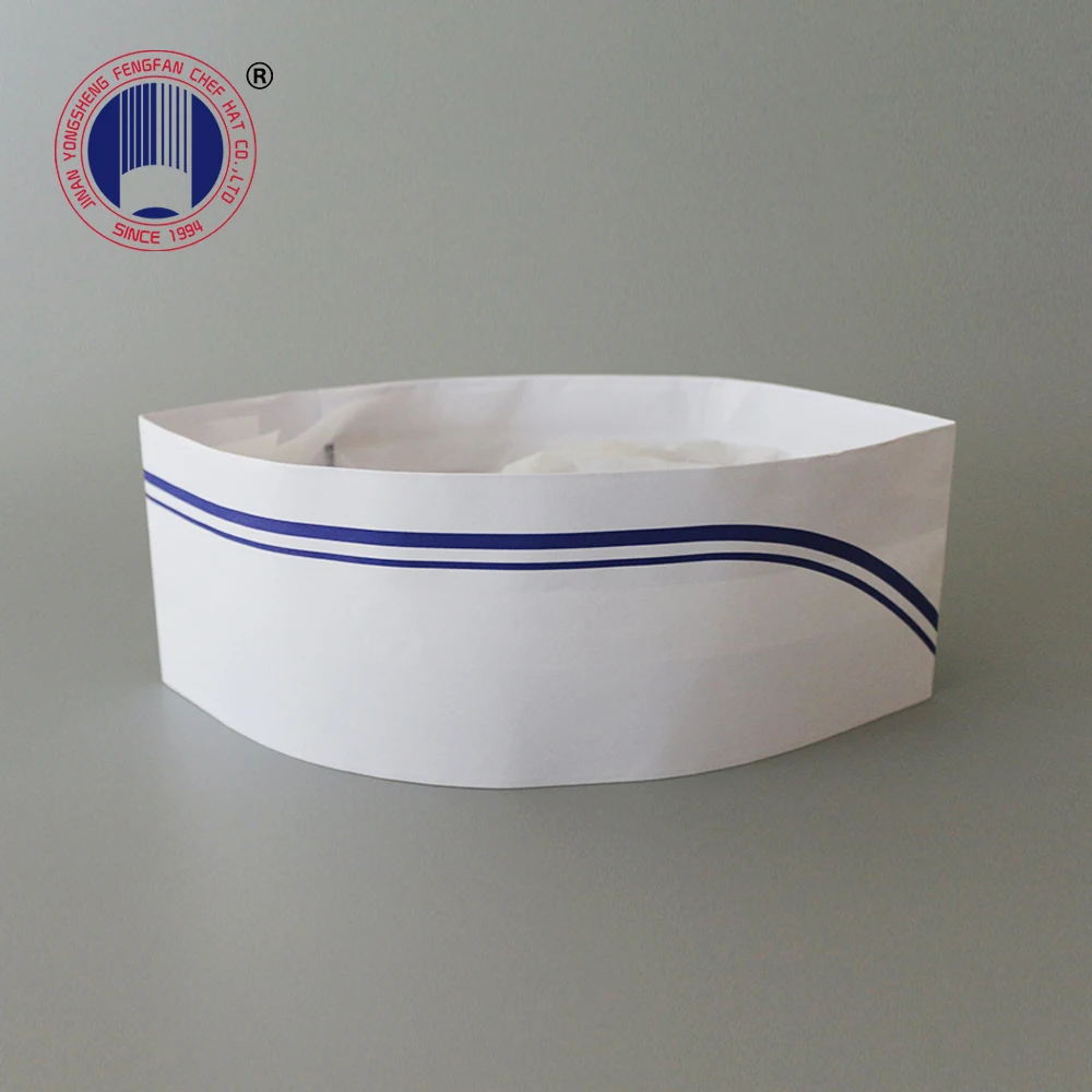 Disposable paper forage cap chef hat kitchen cooking hat paper cap