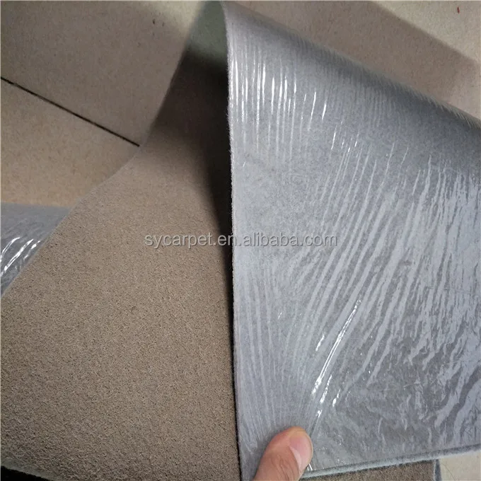 100% Polyester heavy latex backing exhibition carpet with film
