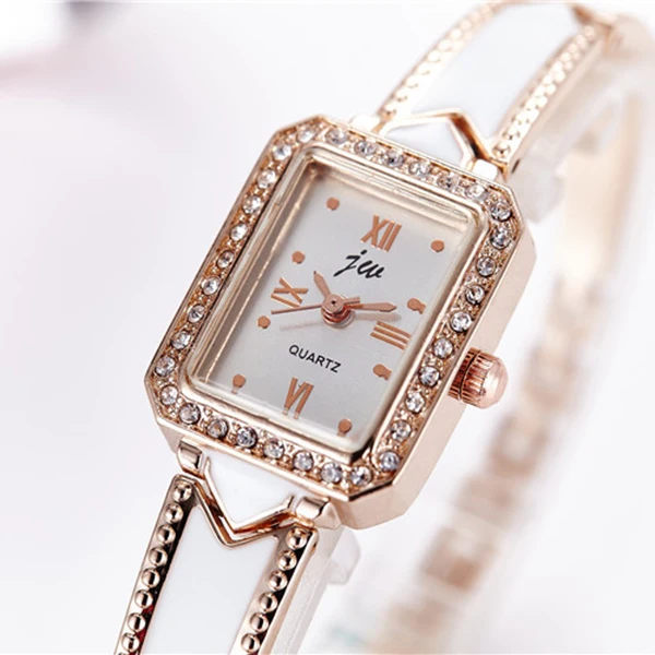 Online Shop China Gold Plate Women Diamond Watch