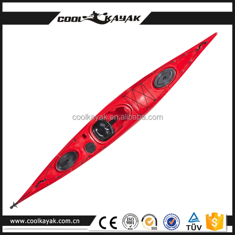 new designed white water single ocean racing kayak wholesale rowing boat sea kayak
