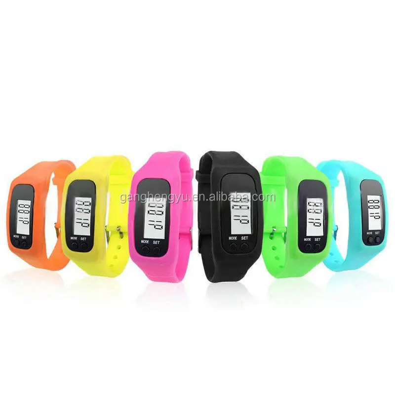 Smart 2D Silicone Bracelet Wristband Pedometer