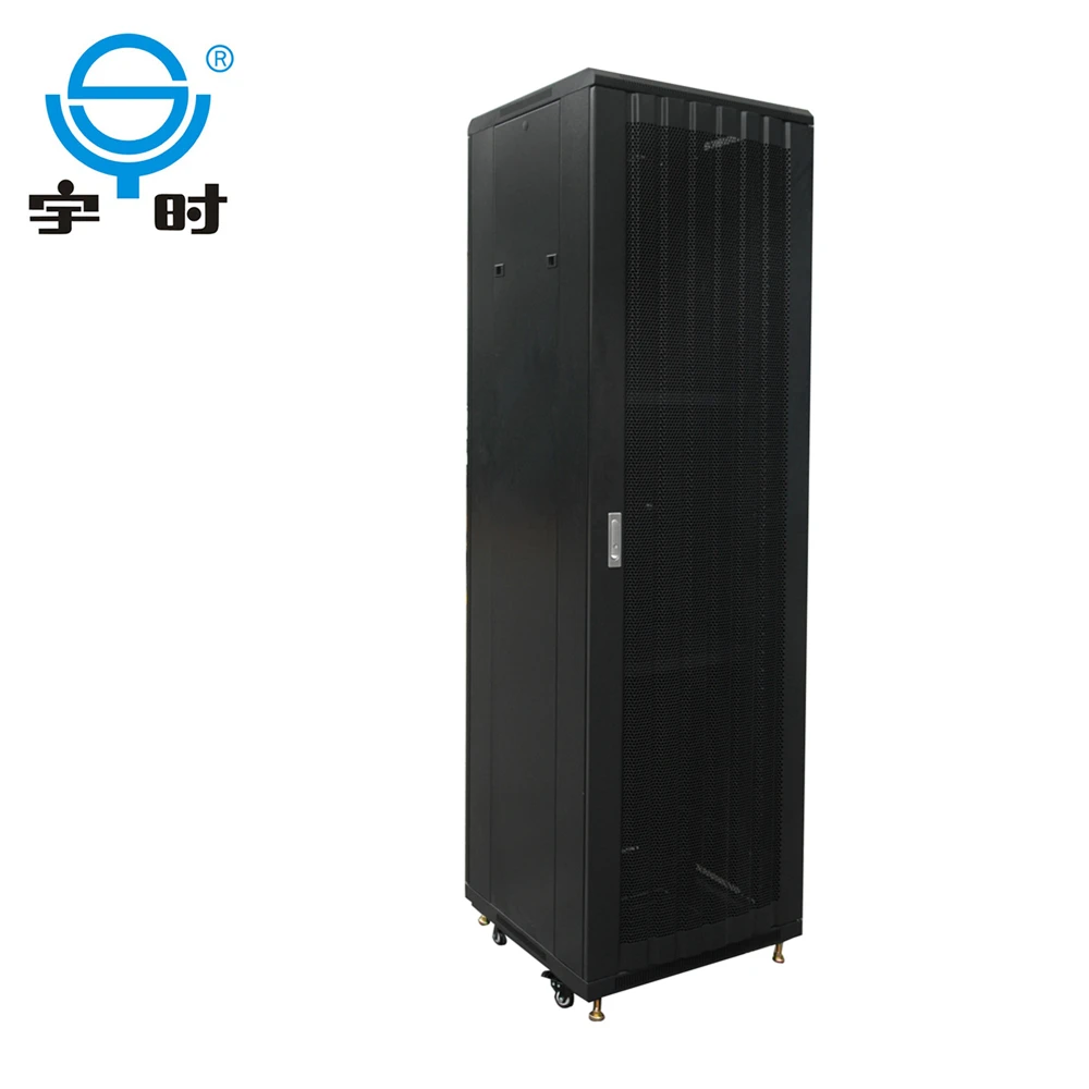 New design SPCC cold rolled steel network cabinet ,mesh door 42u server rack enclosure
