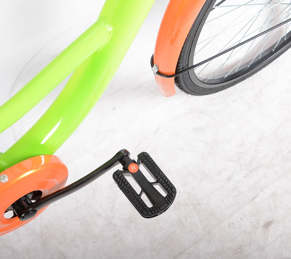 Ali supplier steel frame fork 24 inch single speed rental bicycle of GOGOBIKE