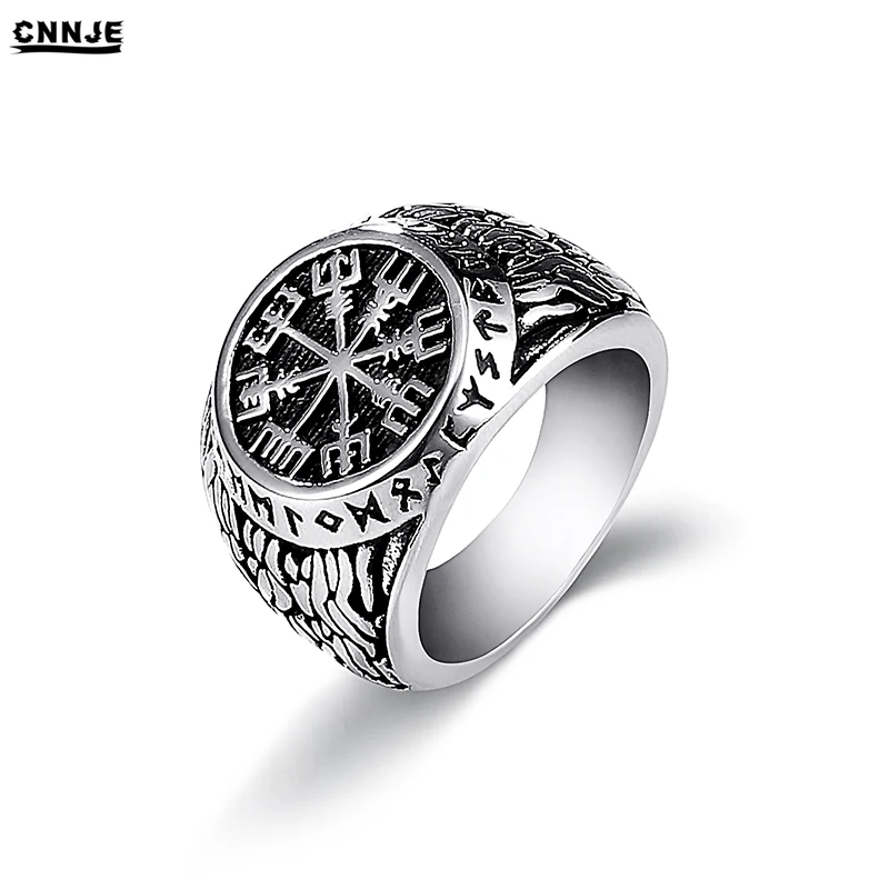 
New Vintage Punk Style Stainless Steel Man Design Ethnic Finger Ring 