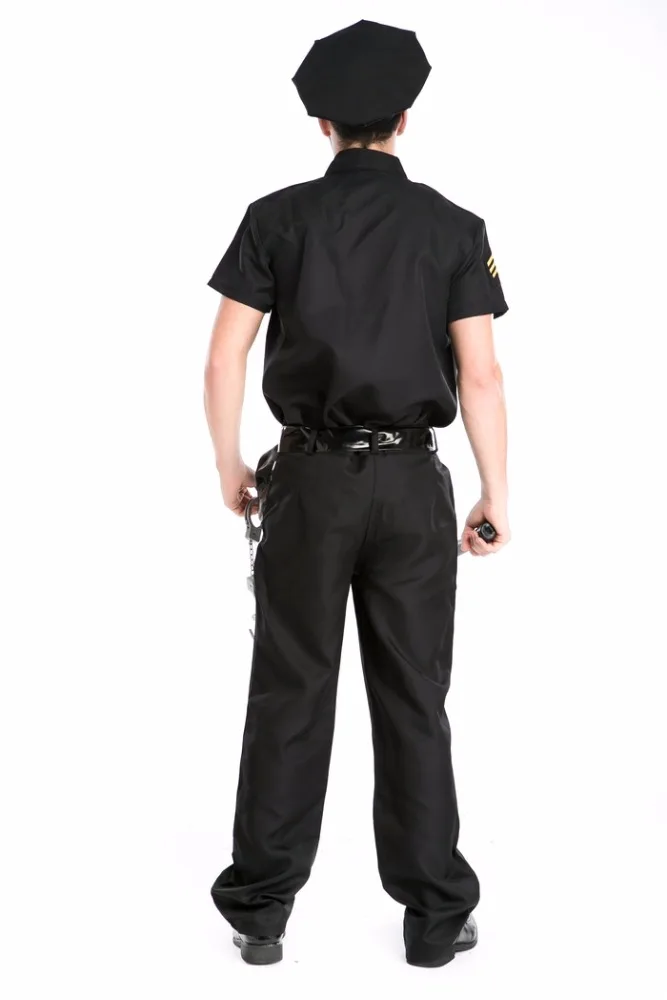 Mens Policeman Police Officer Halloween Costume