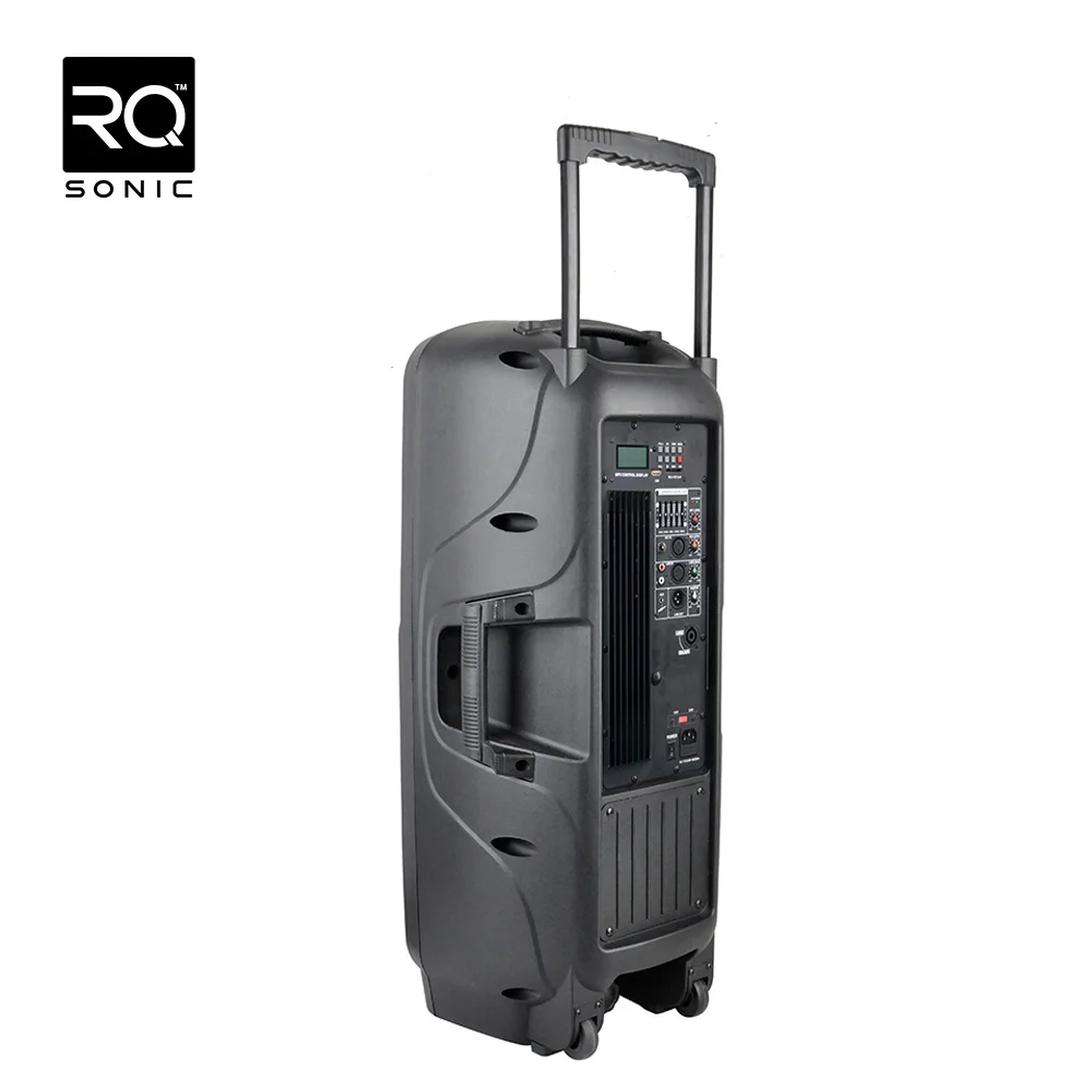 RQSONIC PMM210AQX 2*10 Inch Powered Speaker Portable Speaker With Wireless Mic