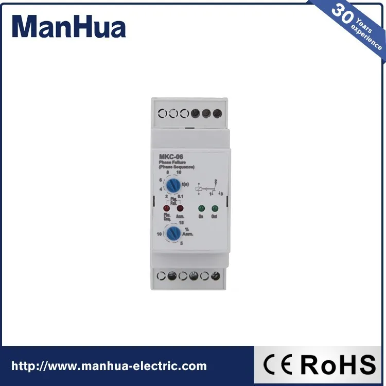 Очень дешевые продукты MKC-06 трехфазный реле защиты последовательность