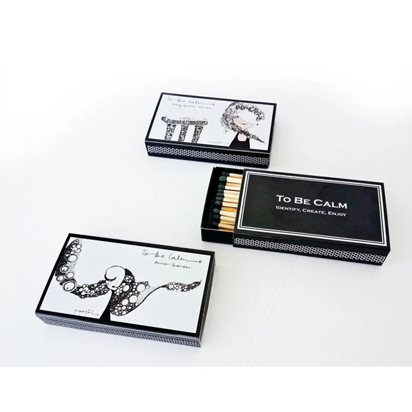 
Custom Good Quality Match Box Match Logo Printing Safety Matches Matchbox with Wooden 