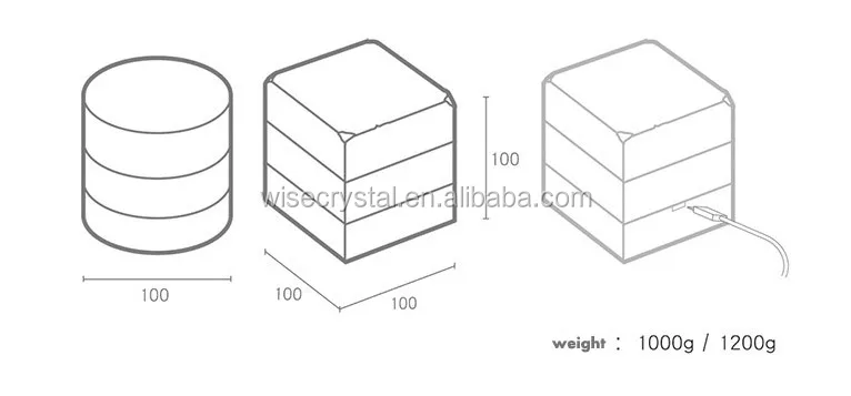 
Gypsum crystal crystal selenite lamp Mineral sandwich night light 